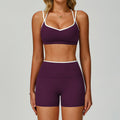 Set for Women - Tight-Fitting Backless Yoga Suit for Outdoor Fitness