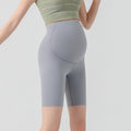 Pregnant women's pants Spring and summer thin bottoming pants Yoga shark pants abdomen support seamless shorts facial mask pants