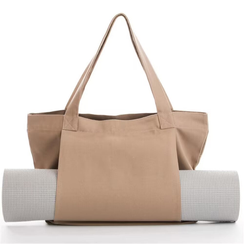 Yoga Pilates Mat Bag Canvas Handbag Outdoor Exercise Equipment Travel Yoga Mat Shoulder Bag