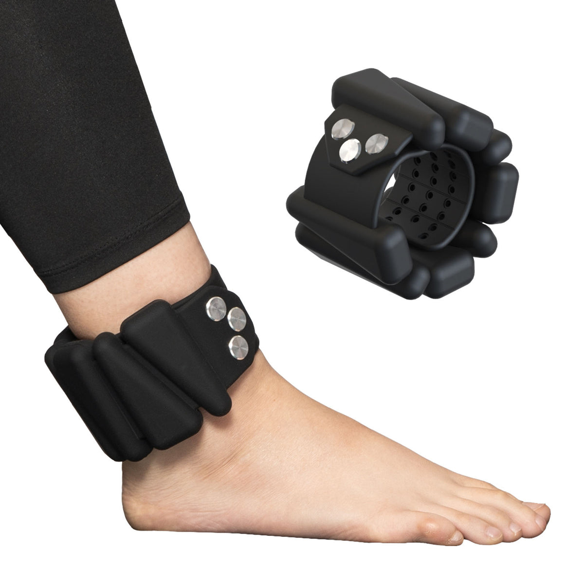 Yoga Fitness Weight Bracelet Sports Weight Silicone Wrist Strap 1 Pair