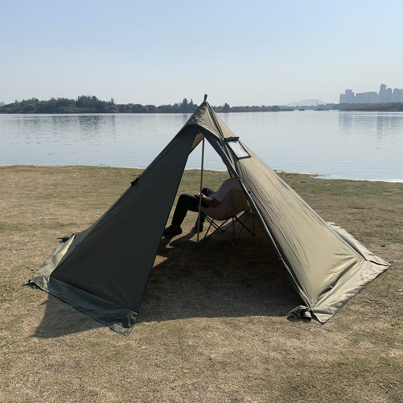 Outdoor Pyramid Tent Flame Retardant Indian Tent