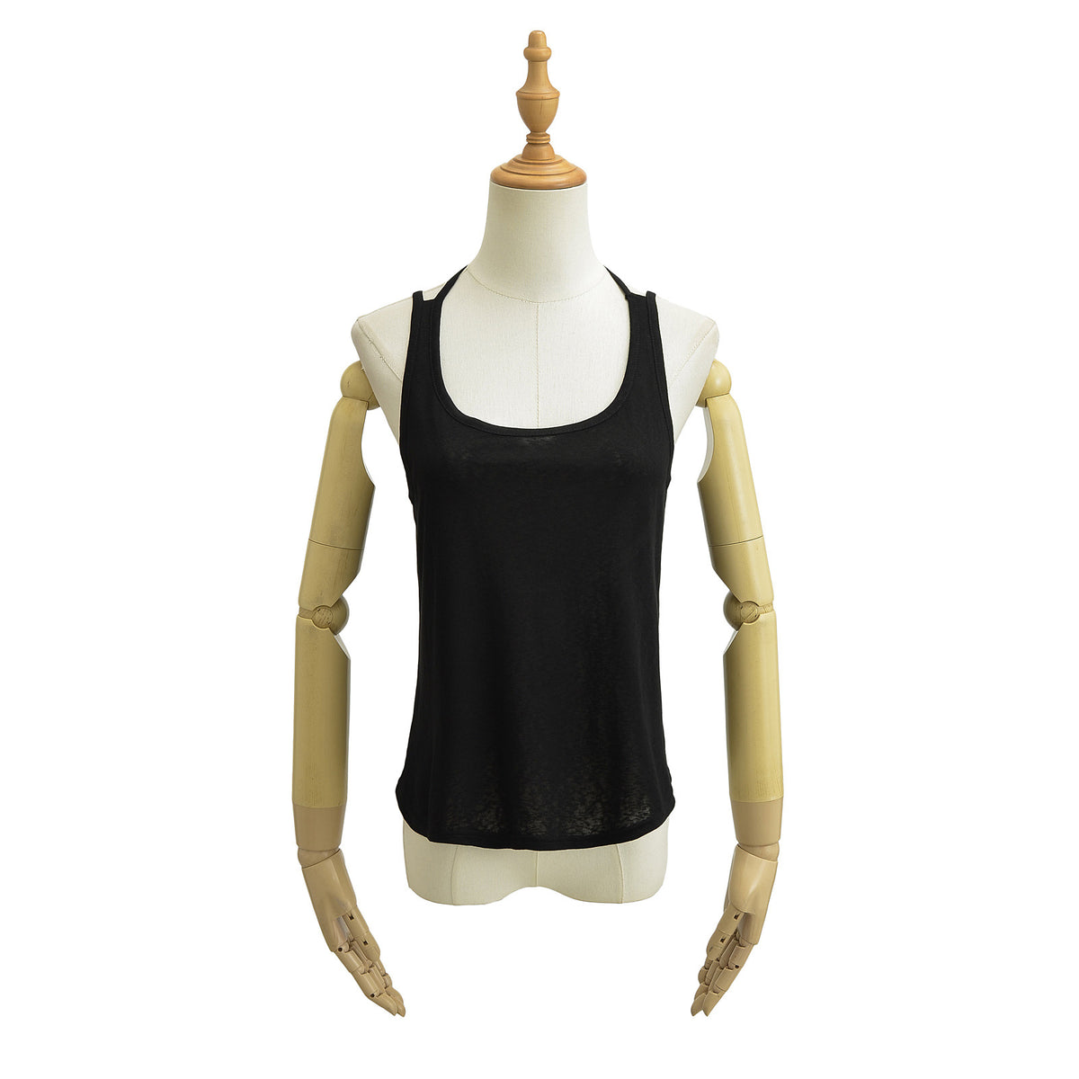 Solid color yoga back loose fitting vest
